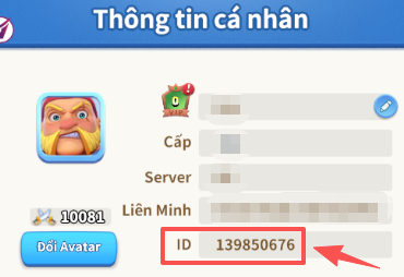 Hướng dẫn tìm User ID