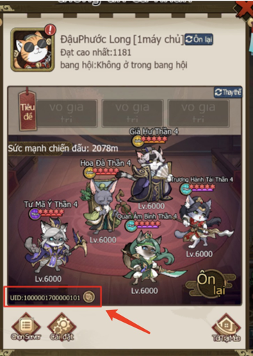 Hướng dẫn tìm User ID