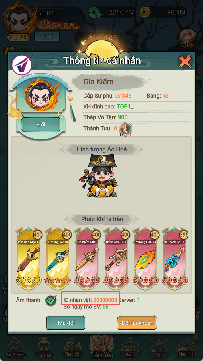 Hướng dẫn tìm User ID